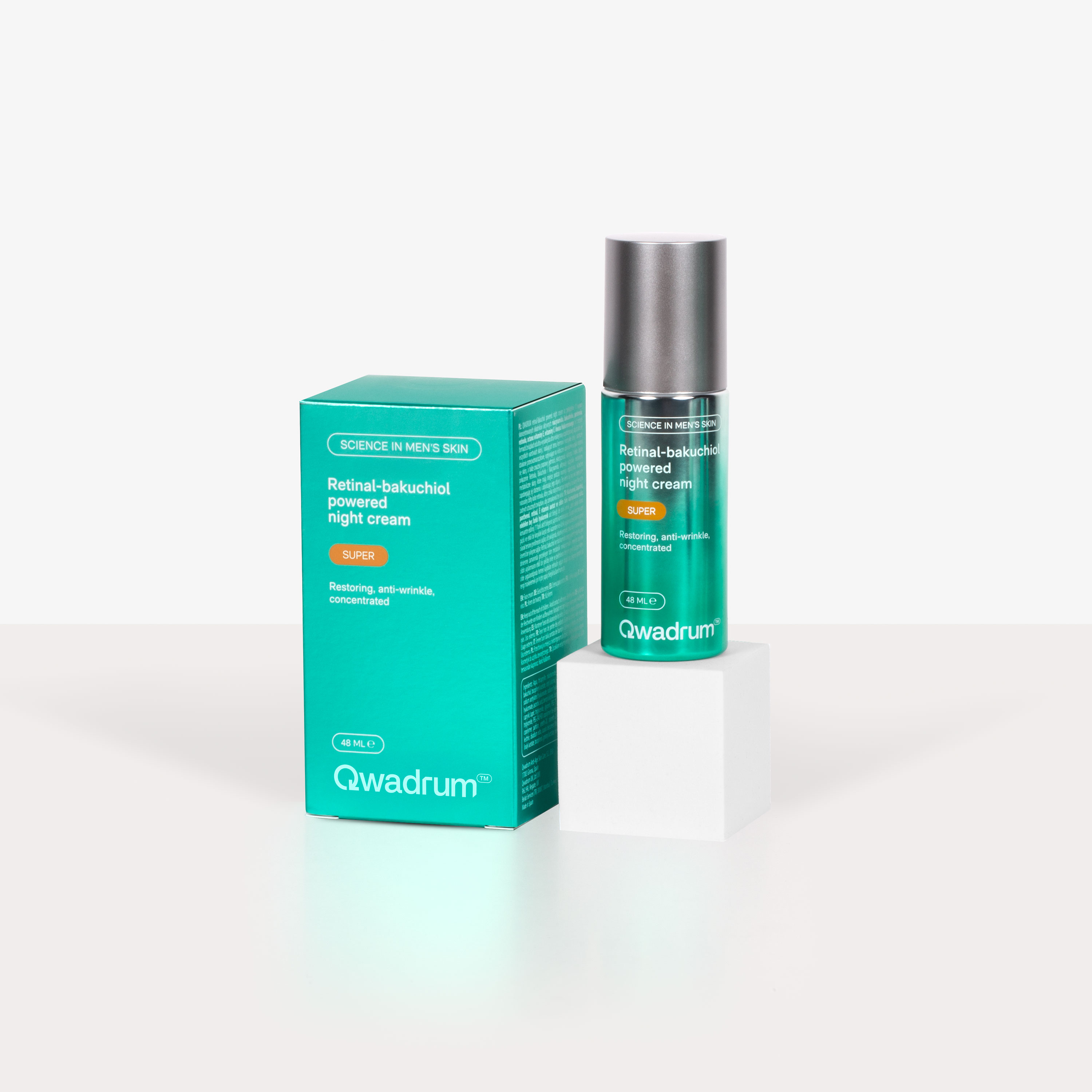 Retinal-bakuchiol powered night cream